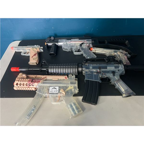 Lot of 5 Assorted Airsoft Guns (*Used)