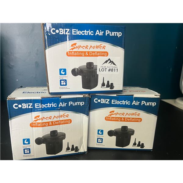 Lot of 3 Electric Air Pumps