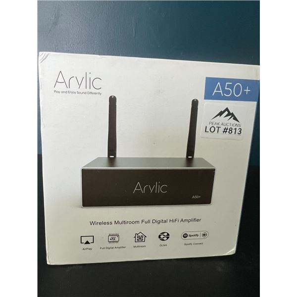 Lot of 1 Arylic A50+ Wireless Multiroom Full Figital HiFi Streming Amplifier
