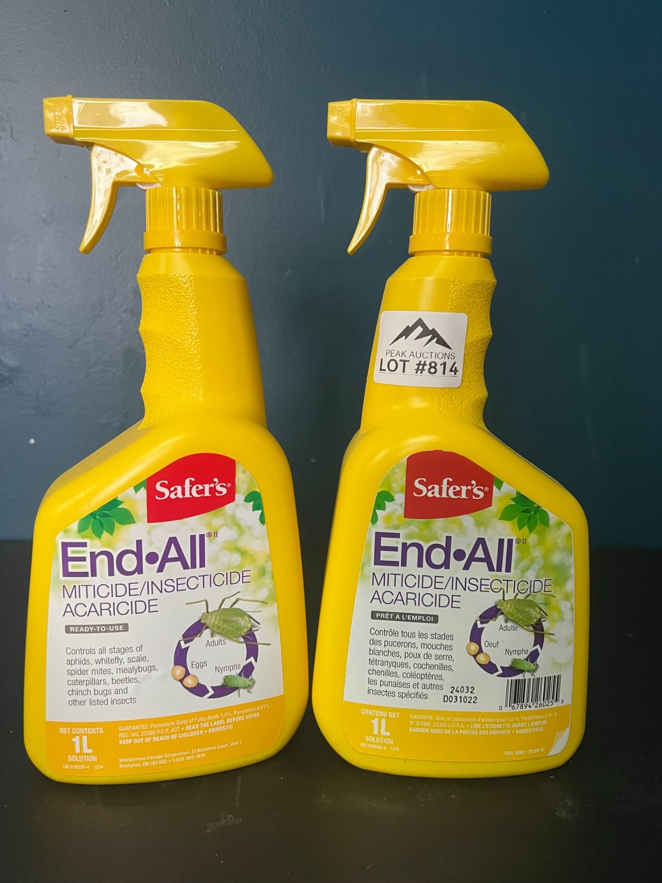 Lot of 2 Safer's End-All Miticide/Insecticide