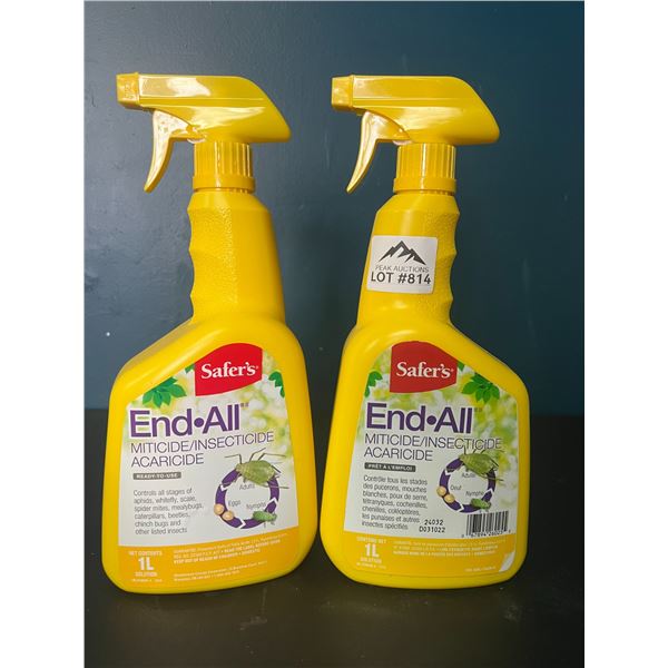 Lot of 2 Safer's End-All Miticide/Insecticide