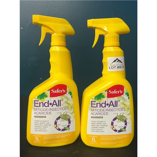Lot of 2 Safer's End-All Miticide/Insecticide