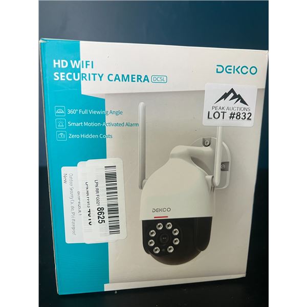 Lot of 1 Dekco HD WiFi Security Camera