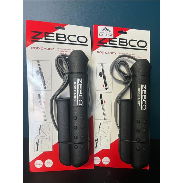 Lot of 2 Zebco Rod Caddys
