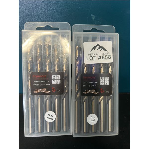 Lot of 2 5pc Drill Bit Sets