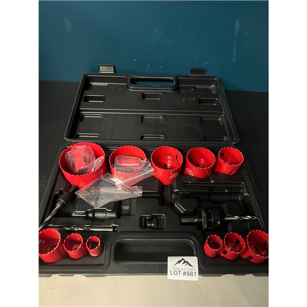 Lot of 1 Hole Saw Tool Kit