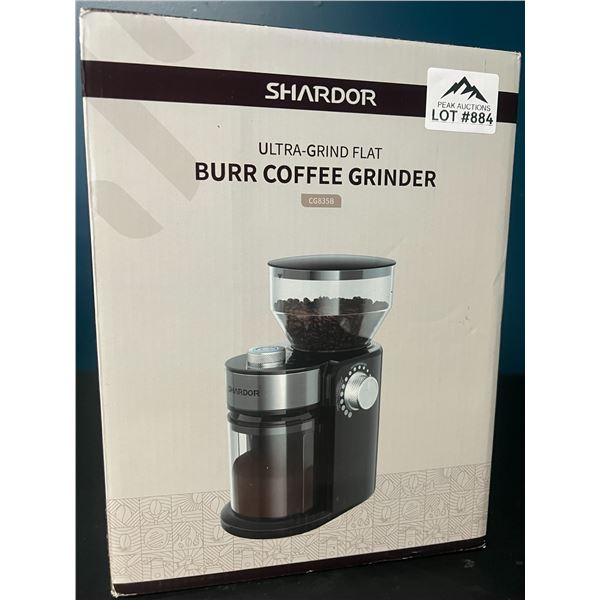 Lot of 1 Shardor Ultra-Grind Flat Burr Coffee Grinder