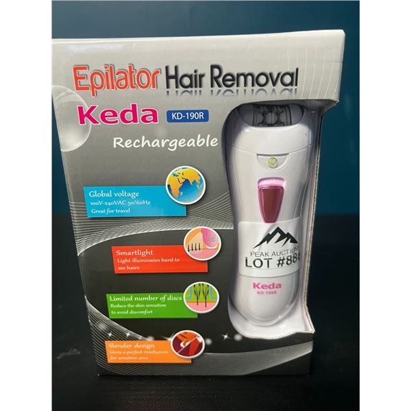 Lot of 1 Epilator Hair Removal Device - Rechargeable