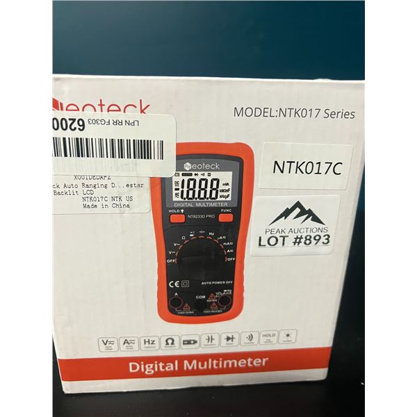 Lot of 1 Digital Multimeter Tool