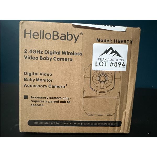 Lot of 1 HelloBaby 2.4ghz Digital Wireless Video Baby Monitor