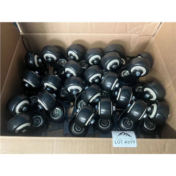 Lot of 24 Caster Wheels