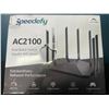 Image 1 : Lot of 1 Speedefy AC2100 Dual Band Gigabit WiFi Router (*Used)