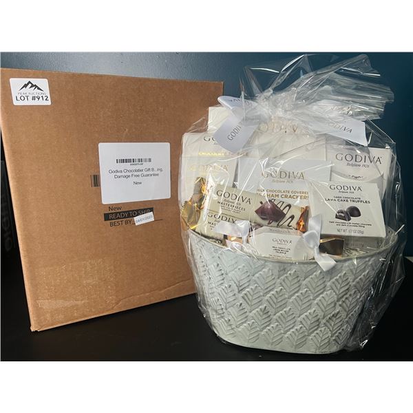 Lot of 1 Godiva Chocolatier Premium Gift Basket Set