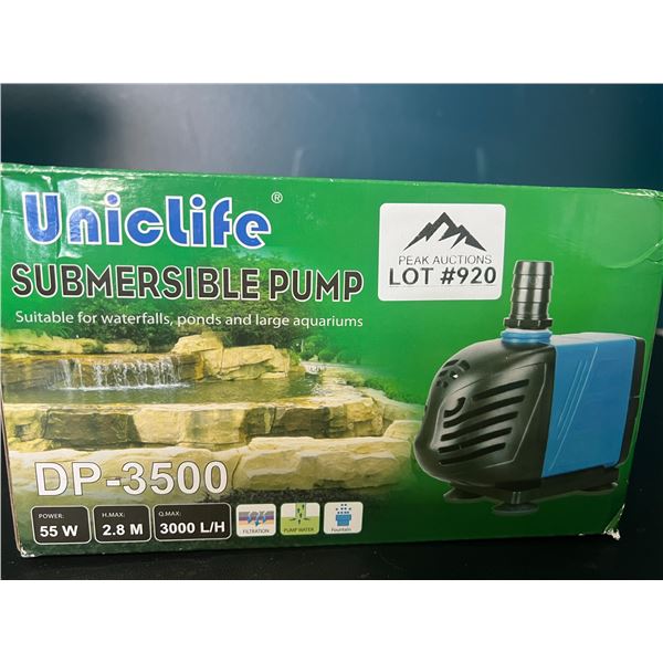 Lot of 1 Submersible Pump