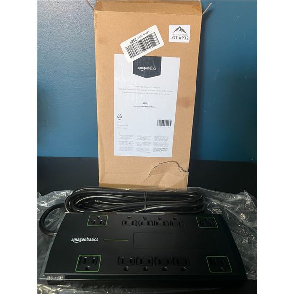 Lot of 1 12-Outlet Power Strip/Surge Protector w/ 10FT Cord