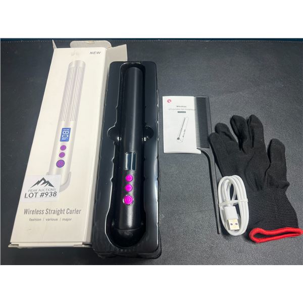 Lot of 1 Wireless/Rechargeable Hair Straightener/Styler