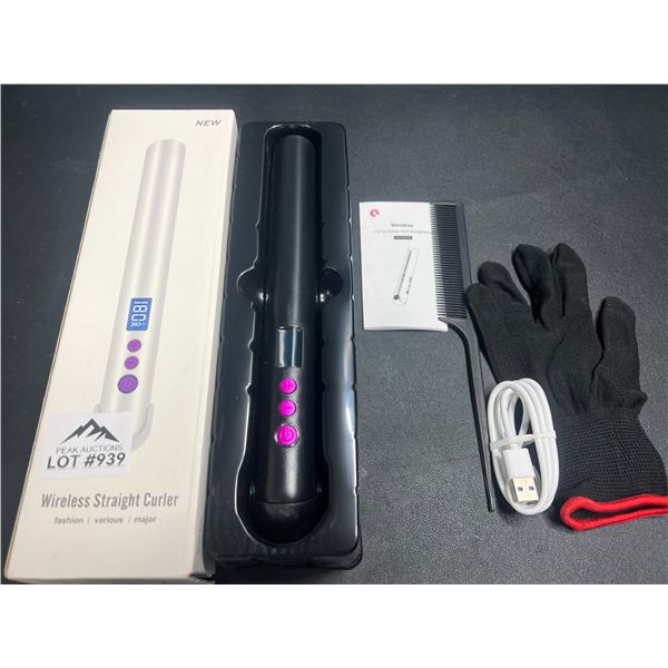 Lot of 1 Wireless/Rechargeable Hair Straightener/Styler