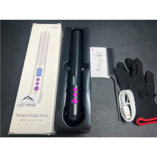 Lot of 1 Wireless/Rechargeable Hair Straightener/Styler