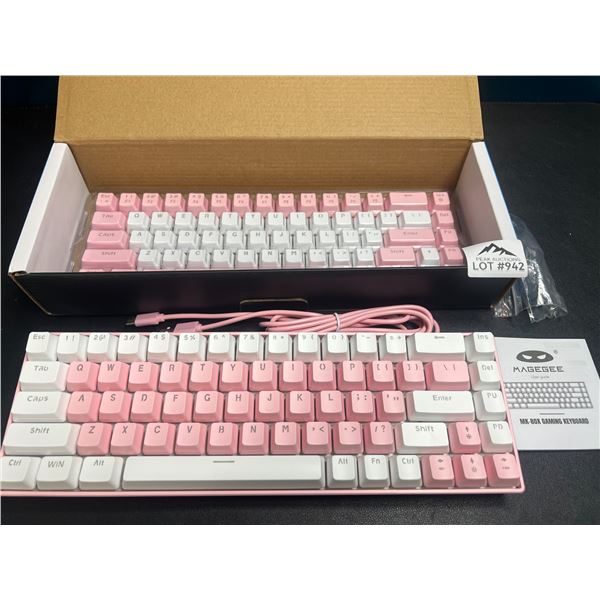 Lot of 1 Pink Mechanical Gaming Keyboard