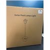 Image 1 : Lot of 1 Solar Post Lamp Light