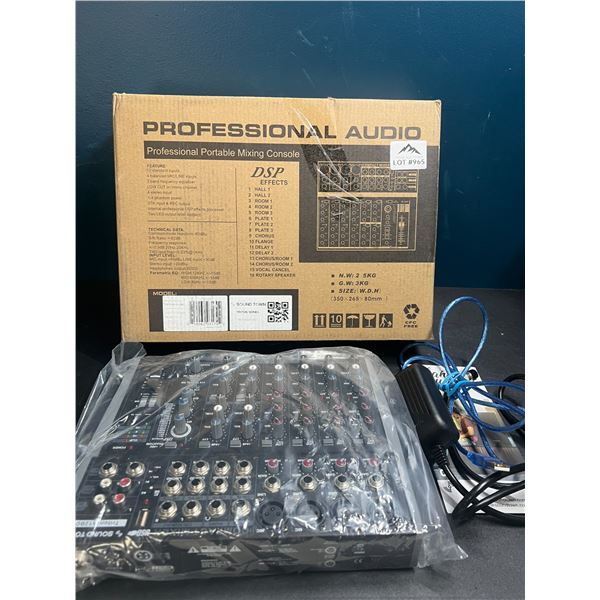 Lot of 1 Professional Portable Audio Mixing Console/Board
