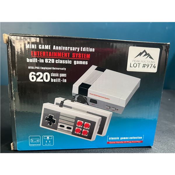 Lot of 1 Mini Game Anniversary Edition Console (620 Classic/Retro Built-In Games)