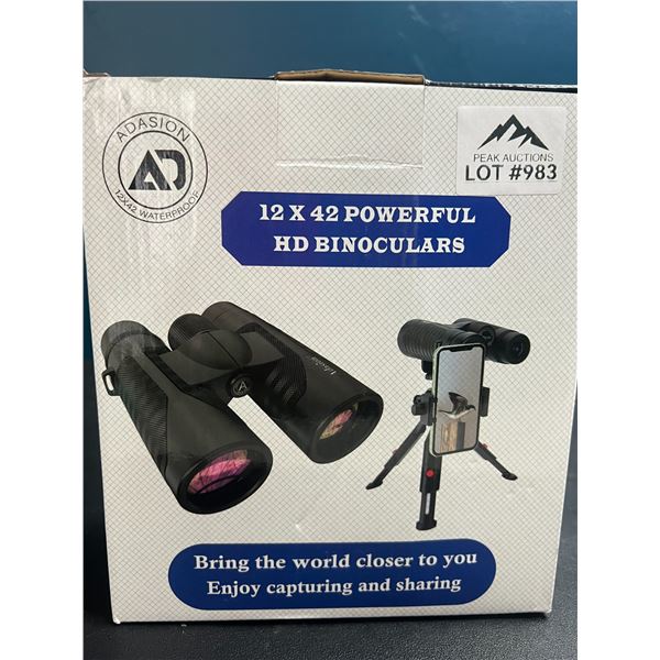 Lot of 1 HD Binoculars w/ Tripod Stand for Smartphones