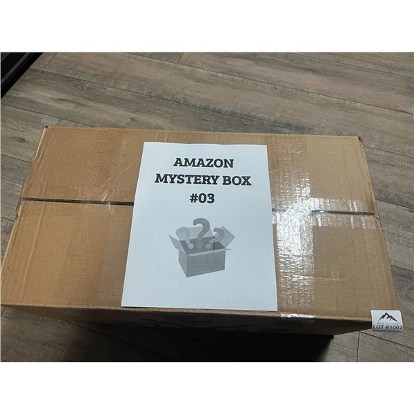 Lot of 1 AMAZON MYSTERY BOX!!! - Packed FULL of Assorted Amazon Items! (22 inch x 11 inch box size)