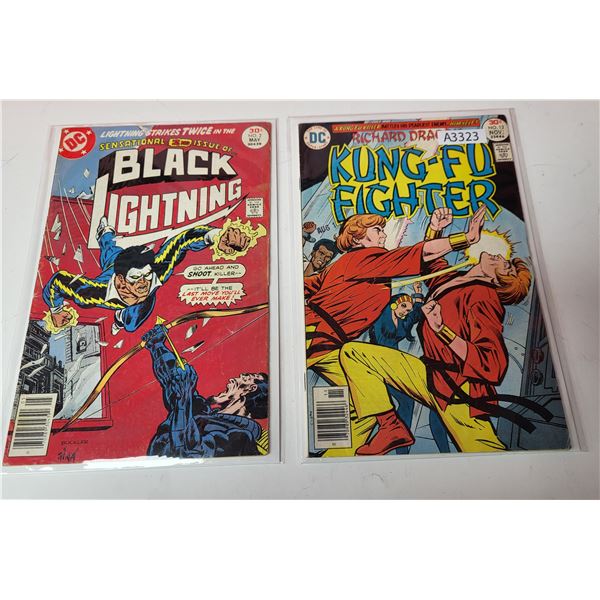 Black Lightning & Kung-Fu Fighter Comics (A3323)