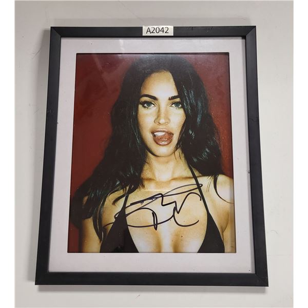 Framed Megan Fox Signature *Auto Signed* (A2042)
