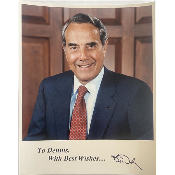 US Senator Bob Dole signed photo