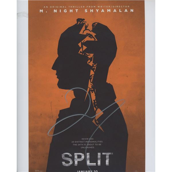Split signed mini movie poster