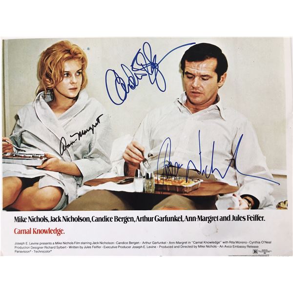 Carnal Knowledge signed lobby card