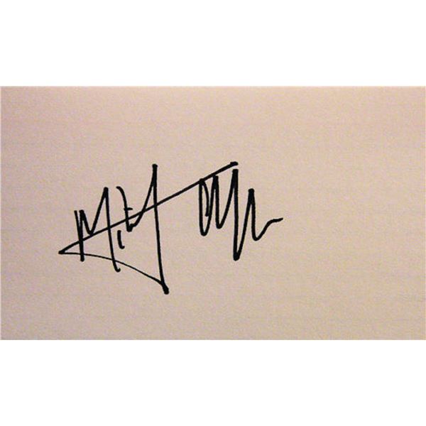 Mick Jagger signature slip