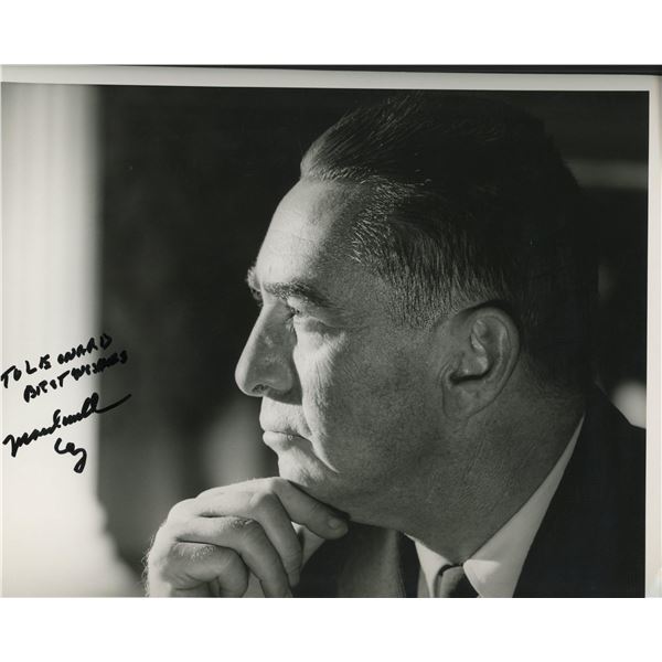 MacDonald Carey signed photo