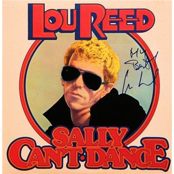 Lou Reed signed  Sally Can't Dance  album