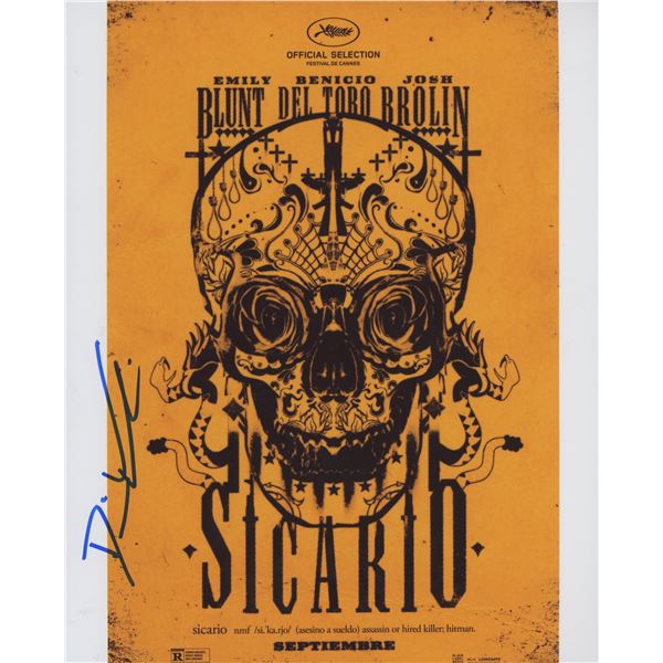 Sicario signed movie poster