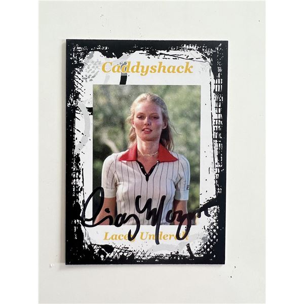 Caddyshack Cindy Morgan signed trading card.