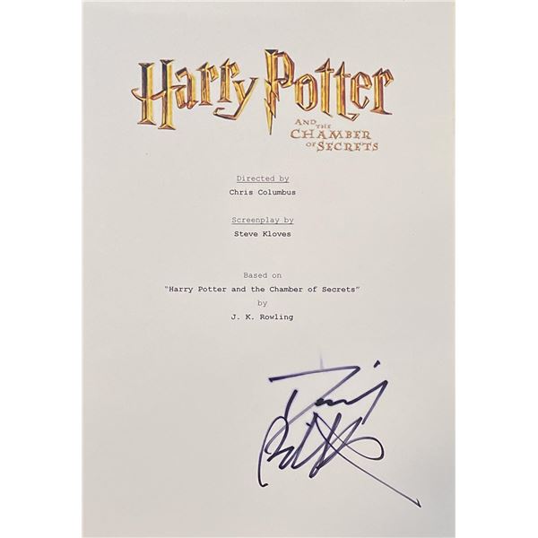Harry Potter Daniel Radcliffe signed script cover photo