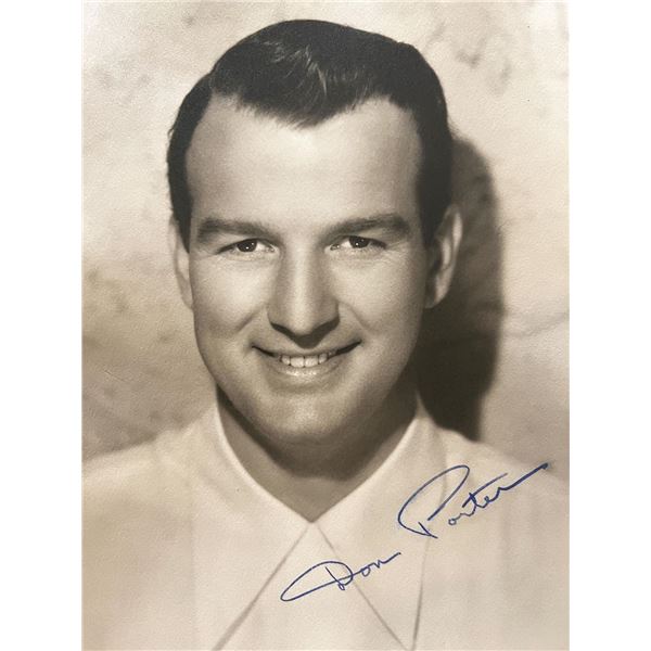 Don Porter signed photo