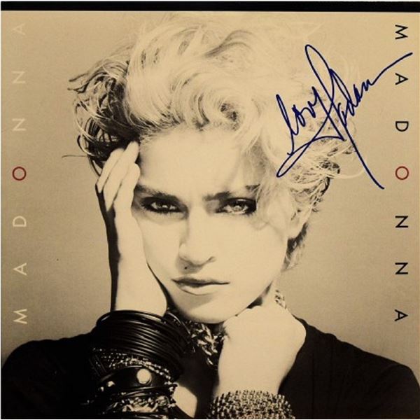 Madonna signed debut album Madonna