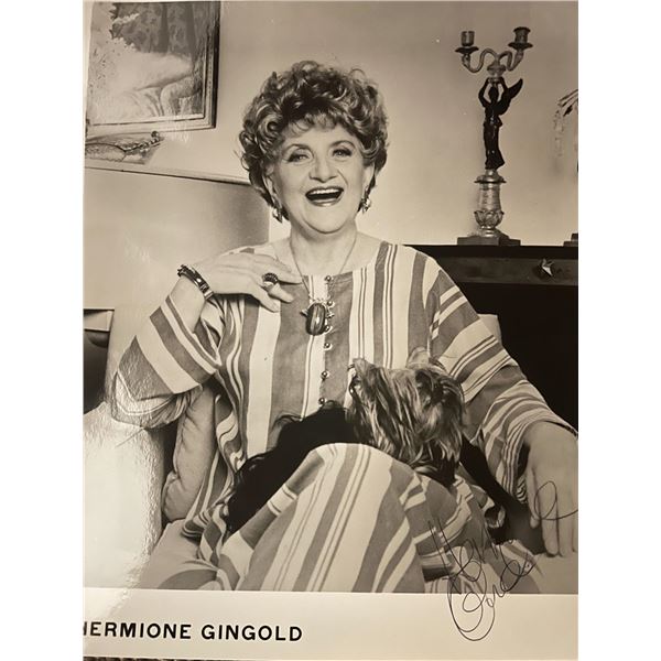 Hermione Gingold signed photo