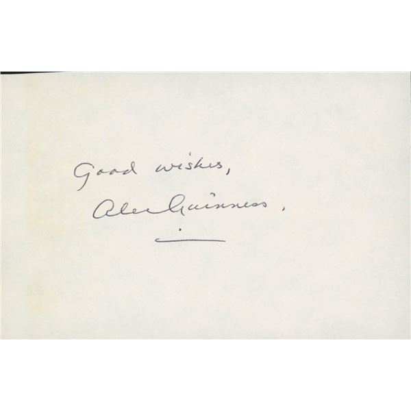 Alec Guinness signature cut