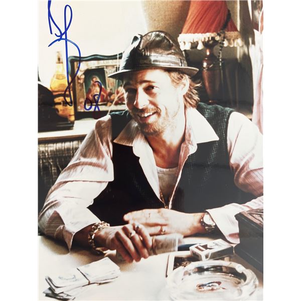 Brad Pitt signed photo