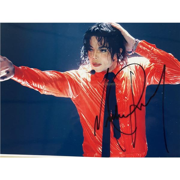 Michael Jackson signed photo