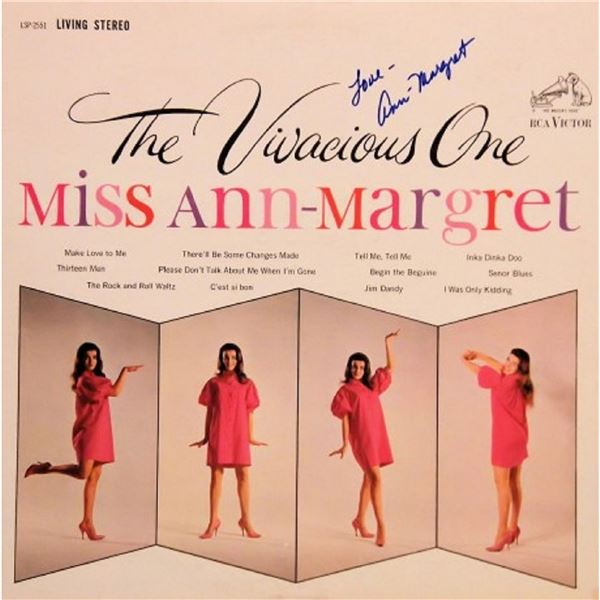 Ann-Margret signed The Vivacious One album