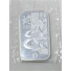 Image 2 : 1 Oz .999 Silver 2013 Year of the Snake Bar