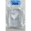 Image 1 : 10 Oz .999 Silver 2017 Year of the Rooster Bar