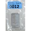 Image 1 : 1 Oz .999 Silver Johnson Matthey Serial Numbered Bar 