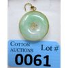 Image 1 : 14 KT Gold Chinese Jade  Pendant